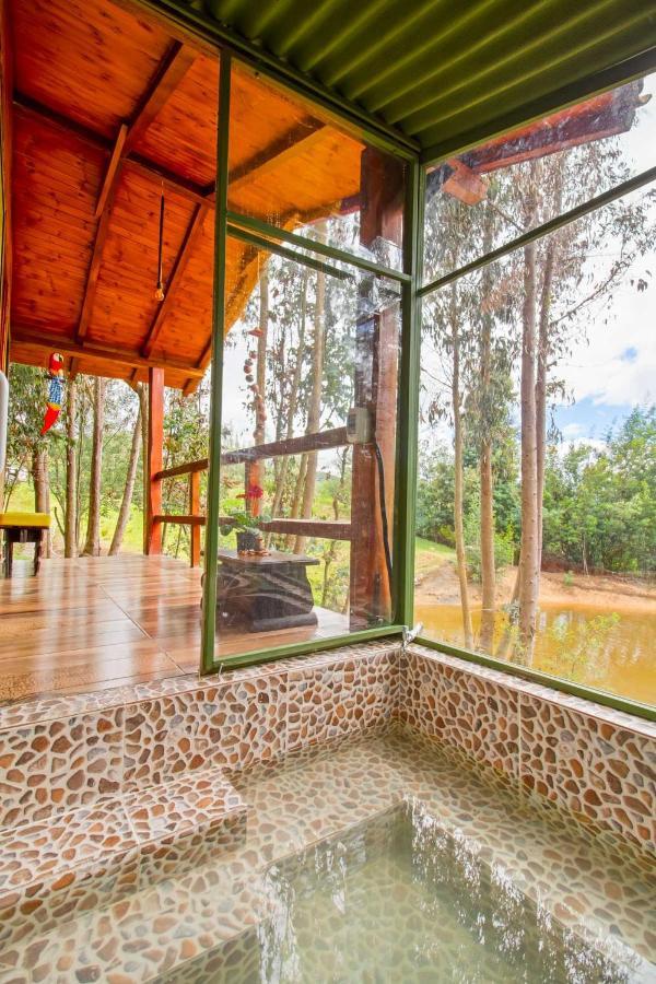 Cabana Tipo Glamping Savieza Life Experience Nemocon Eksteriør billede