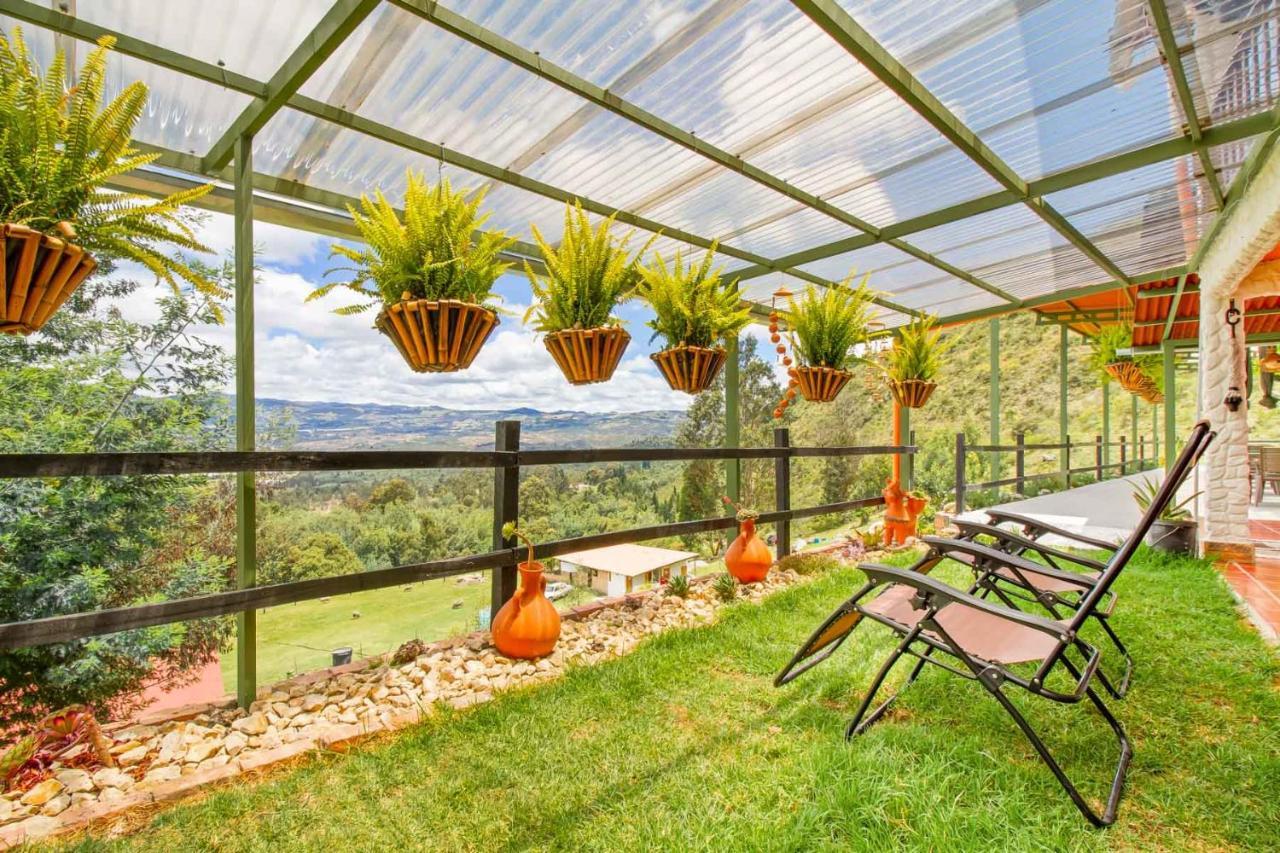 Cabana Tipo Glamping Savieza Life Experience Nemocon Eksteriør billede