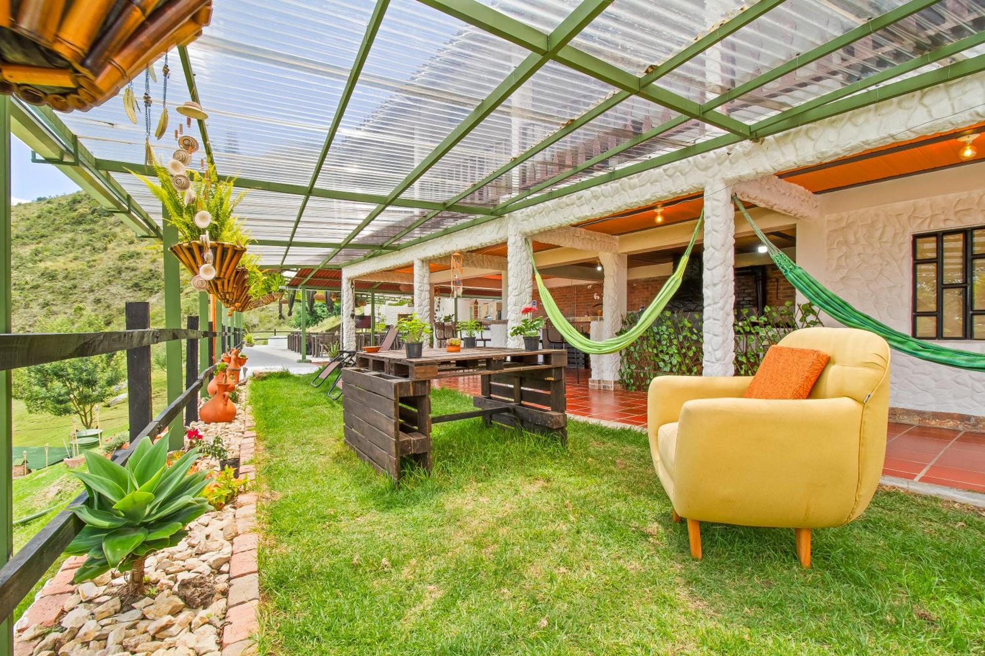 Cabana Tipo Glamping Savieza Life Experience Nemocon Eksteriør billede